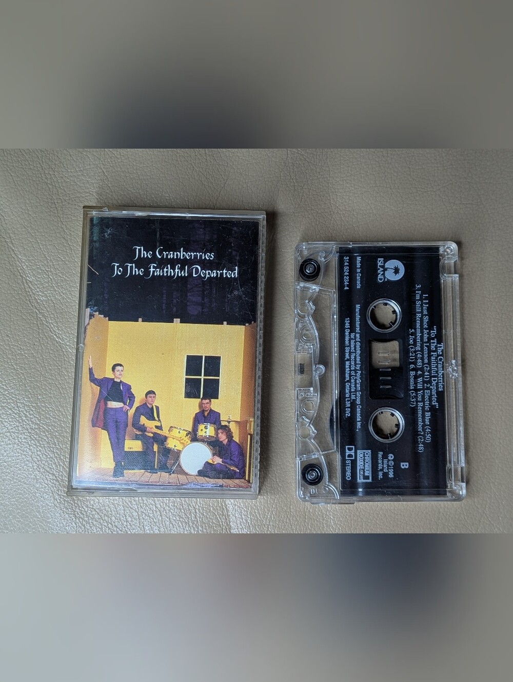 The Cranberries 'To The Faithful Departed' Cassette - (1996)